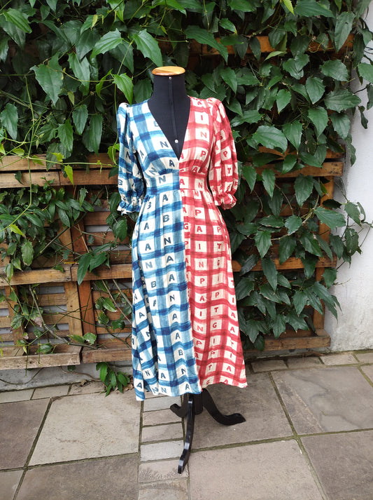 Vestido Farm estampado longo